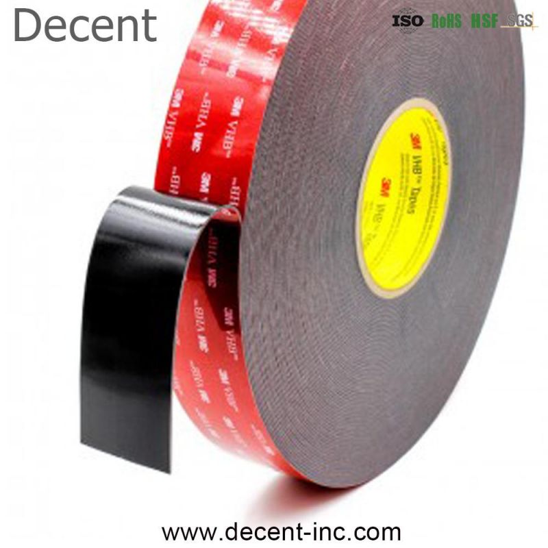 Customized Hot Sale 3M Vhb Foam Tape with High Viscidity for Nameplates and Logos Acrylic Adhesive Foam Tapes