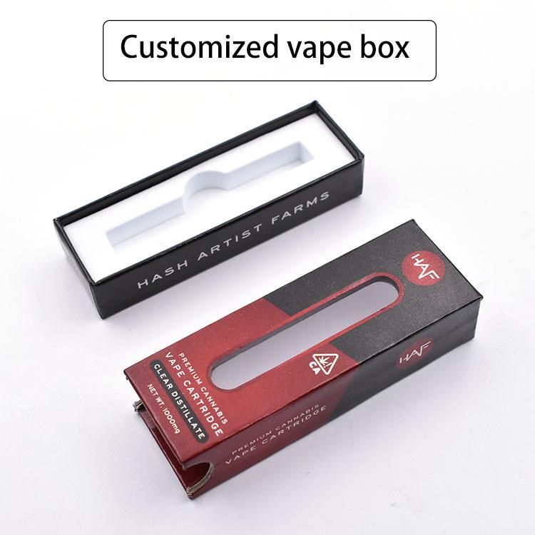 Design Custom Disposable E-Cigarette Red Color Drawer Box