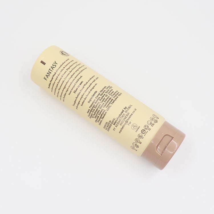 New Product Custom 100ml 120ml Lotion Squeeze Cosmetic Plastic Tube