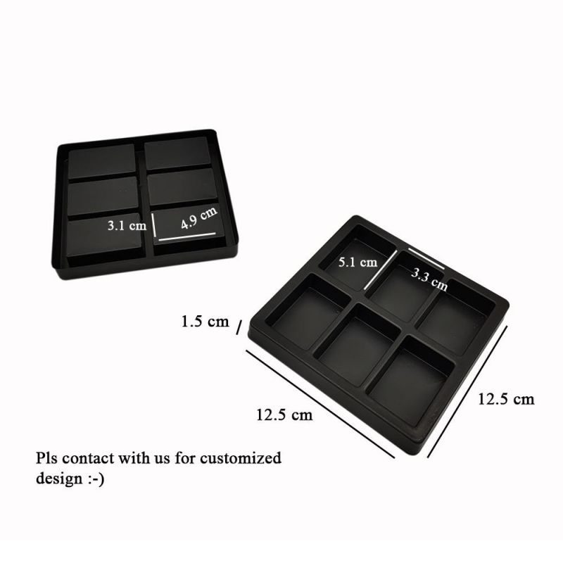 Christmas Gift Box Insert Cavity Plastic Chocolate Tray