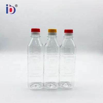 Customize Logo 500ml Pet Edible Oil Bottle Packaging Plastic Bottles for Edible Oil