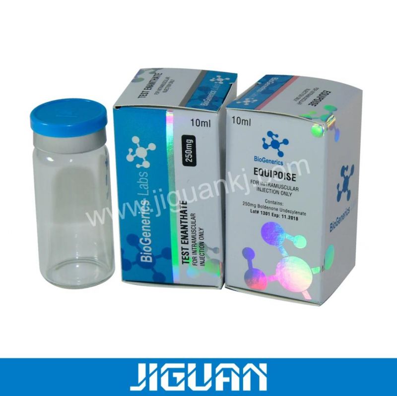 Hologram Steroids Vial Packaging Sticker and Box for 10ml Vial