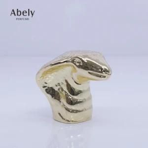 China Wholesale Glass Perfume Bottle and Gold Snake Zamac Cap Design