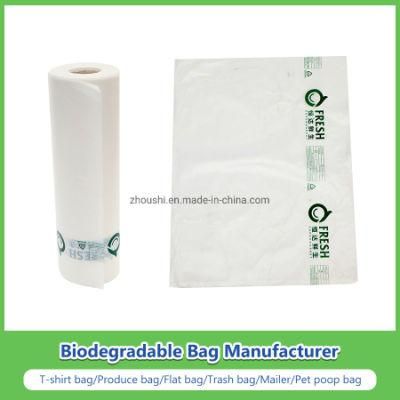 PLA+Pbat/Pbat+Corn Starch Biodegradable Bags, Compostable Bags, Food Bags for Restaurant