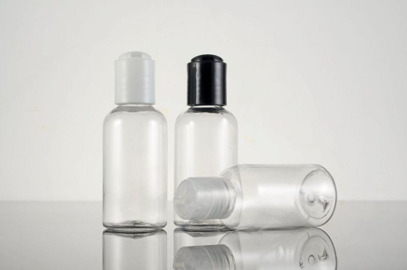 30ml Pet Round Transparent Bottle with Flip or Press Cap