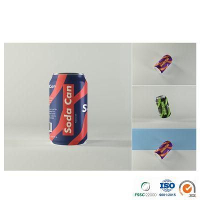 Easy Opened Coffee Customized Printed or Blank Epoxy or Bpani Lining Standard 12oz 355ml Aluminum Can