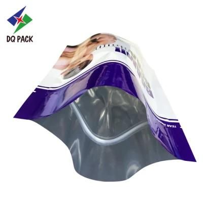 Dq Pack Custom Logo Mylar Bag Sealing Packaging Bag Antistatic Stand up Pouch for Protein Powder Packing