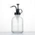 Black Stainless Steel Pump Glass Garden Spray Bottle for Planting