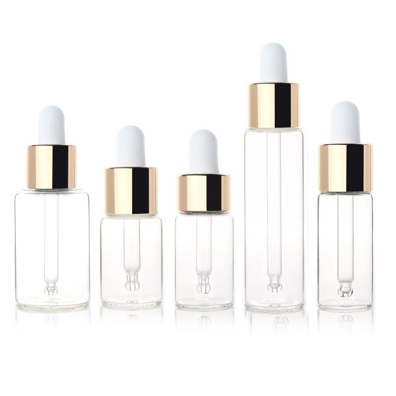 3ml 5ml 10ml 30ml Mini Size Vial Glass Serum Sample Bottle with Dropper