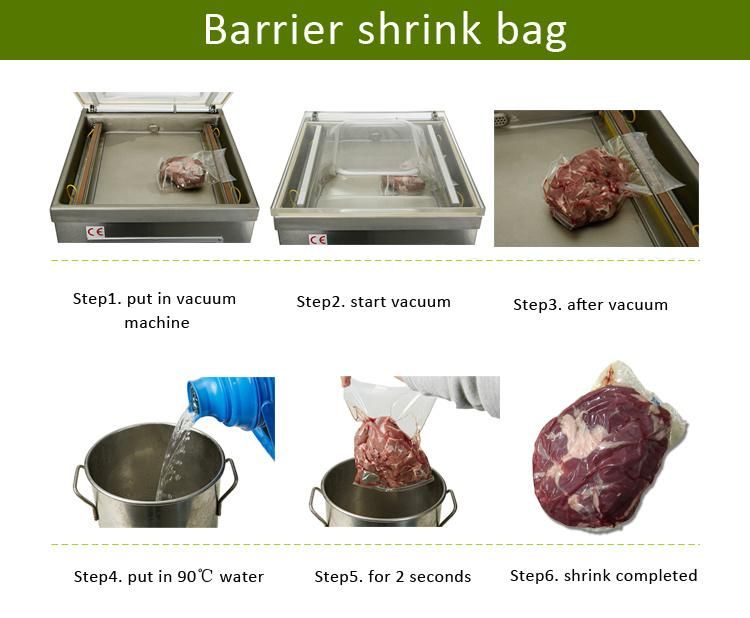 High Barrier Multilayer Nylon/EVOH Shrink Plastic Bag