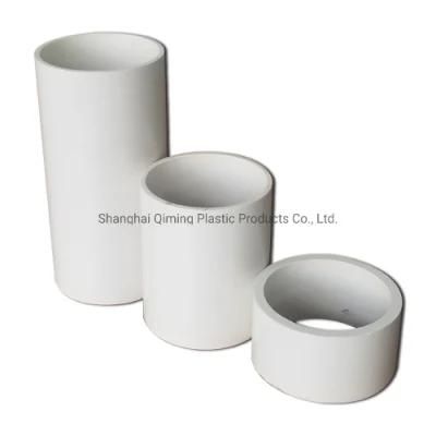 China Factory 1 Inch 2.5 Inch 3 Inch Extrusion Pipe PVC Plastic Core Tubes for Various Stretch Protective Film and Paper Roll Packaging