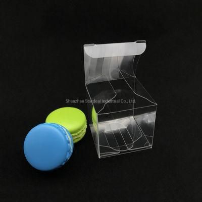 Clear Pet Plastic Boxes Transparent Gift Packaging Favor Square Boxes