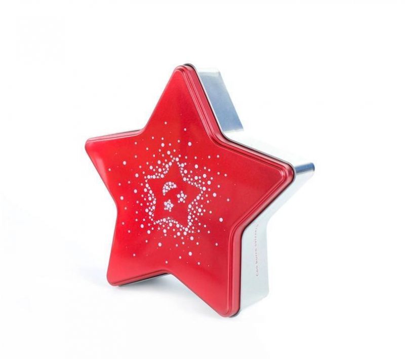 Hot Sale Star Shaped Chocolate Tin Box, Candy Tin Can