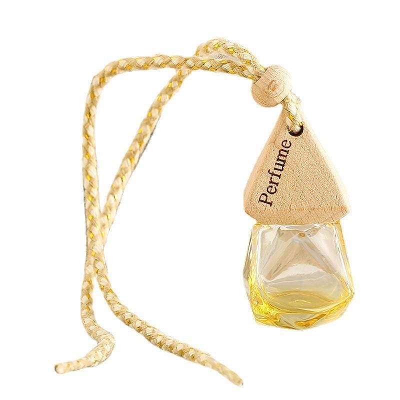 8ml Glass Portable Refillable Bottle 6 Colors Freshener Diffuser Bottle Perfume Empty Bottle Pendant Ornaments