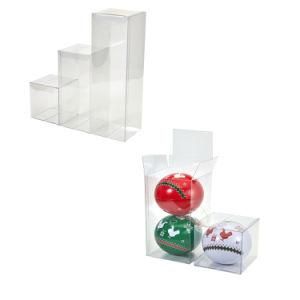 Low MOQ Transparent PVC Plastic Packaging Box Pet Plastic Retail Cosmetic Packaging Box