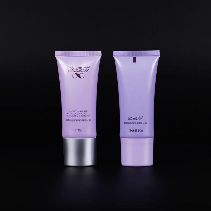 Custom Empty Round Hand Eye Packaging Bb Cream Tubes Skincare Squeeze Cosmetic Plastic Tube for Cosmetics with Caps