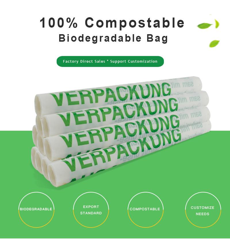 PLA Bread Bag Eco-Friendly Plastic Bag Biodegradable Compostable Bag