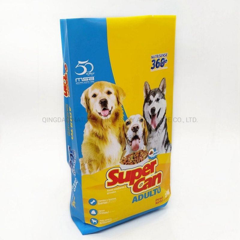 OPP/PA/PE Custom Printed 2kg 4kg Plastic Bag for Pet Foods