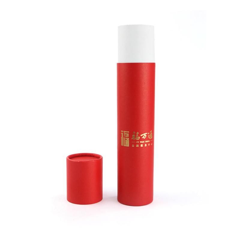 Chinese Red Couplet Chopsticks Packaging Tube Box