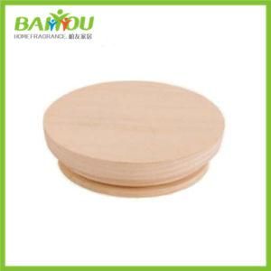 Can Accept Different Designs Candle Jars with Natural Wooden Lids