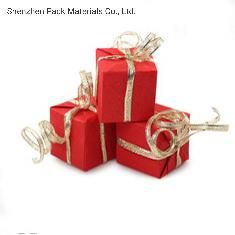 Gift Birthday Christmas Celebration Square Soft Customizable Colorful Tied Boxes with Ribbon