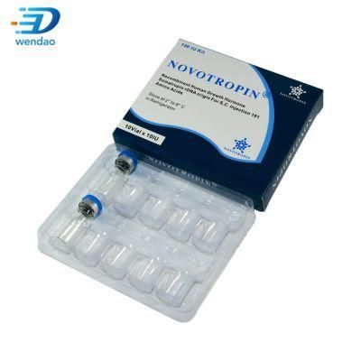 Custom 2 Ml Ampoule Medication Packaging PVC Plastic Blister Vial Tray