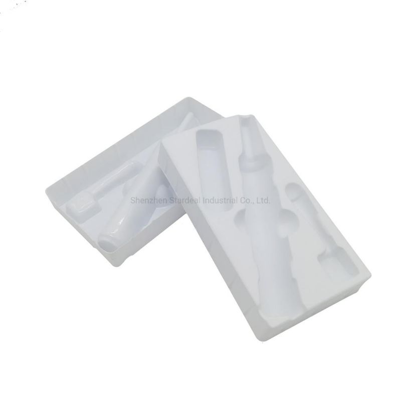 Wholesale Disposable Cosmetic Flocking Packaging Inner Tray