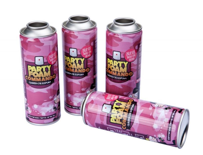 Customized Logo Aluminum Tinplate Aerosol Cans