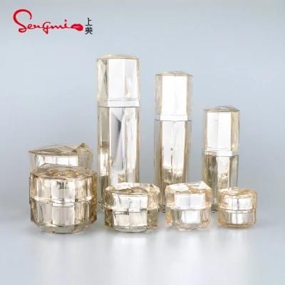 in Stock 1 Oz 2 Oz 4oz 5g 10g 12g 15g 30g 50g Diamond Clear Empty Cosmetic Plastic Makeup Jars with Lids