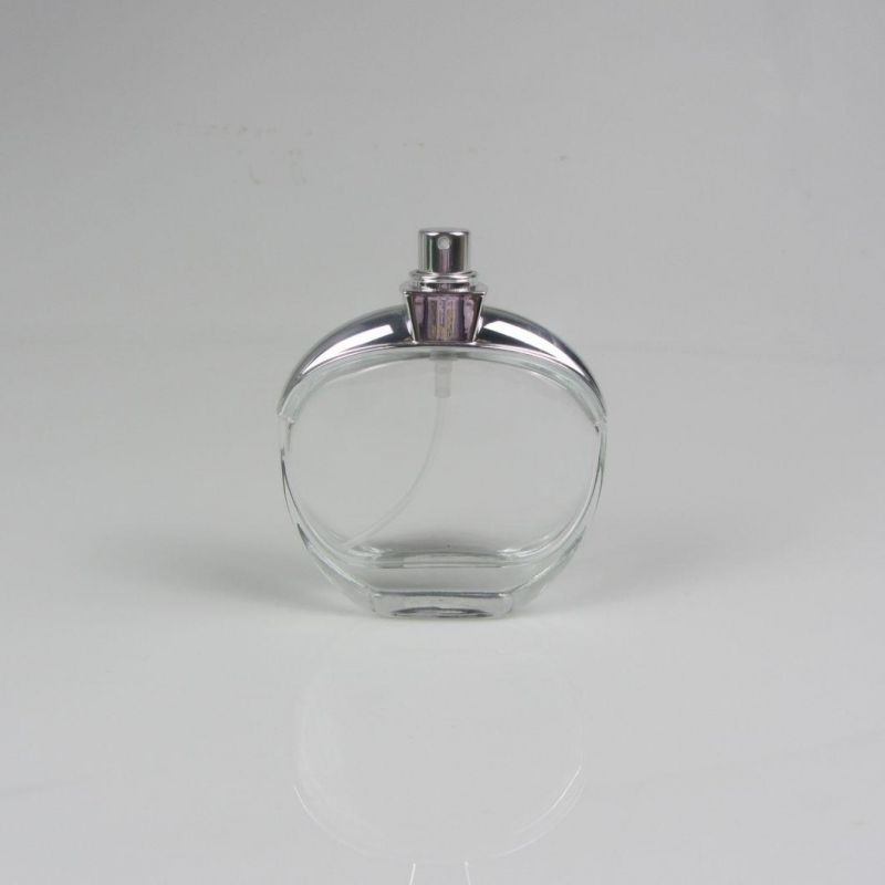 Clear Empty Glass Perfume Bottle with Luxury Cap