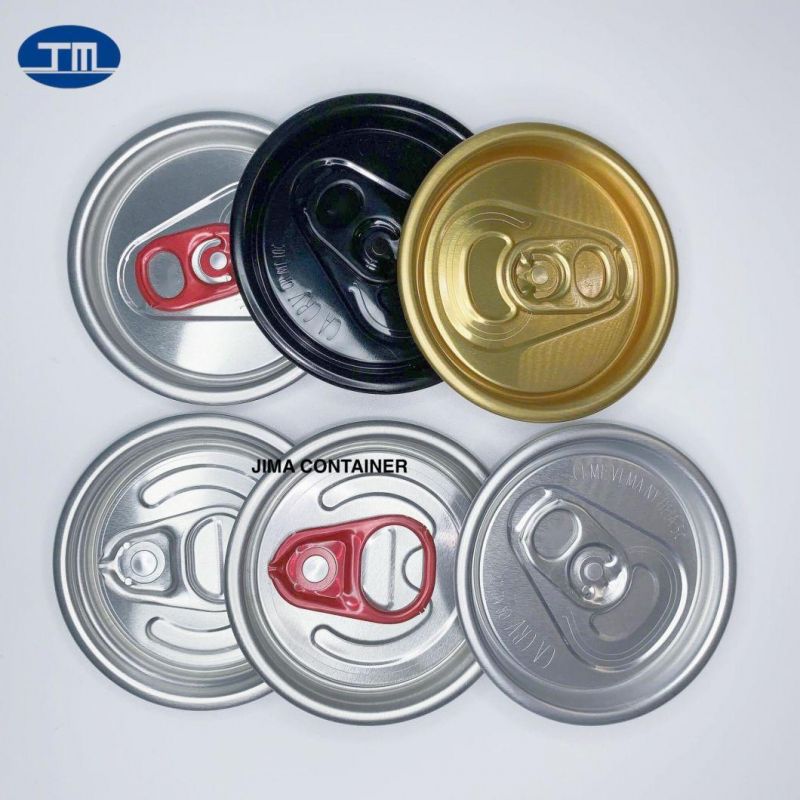 50mm Diameter200# Sot Wholesale Customize Print Slim Sleek Stubby Color Aluminum Beer Beverage Juice Drink Soda Easy Open Lids