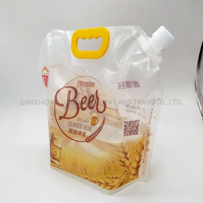 33mm Spout Stand up Bag for 5L Beer Mylar Bag