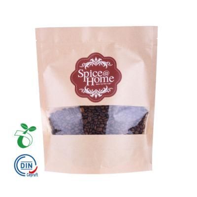 Kraft Paper Ziplock Stand up Pouch 250g for Food