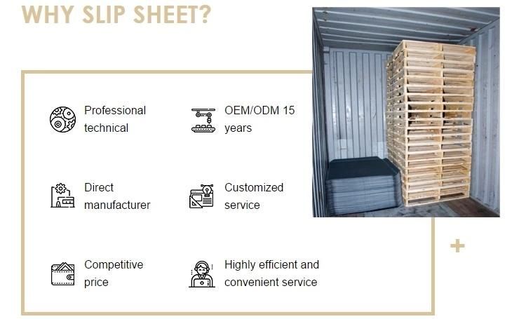 Plastic Waterproof Pallet Slip Sheet