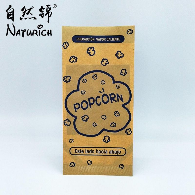 Microwave Popcorn Paper Food Bag Kraft Paper Pouch