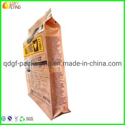 Plastic Pets Food Bag with Zipper for Packing 5kgs-15kgs Dog Foods/Food Packaging/Flat-Bottom Bags Manufacturer