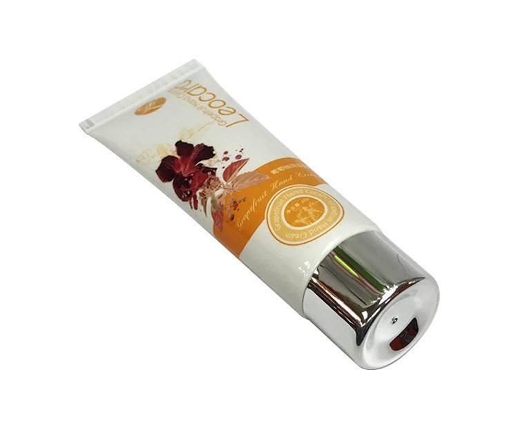 PE Plastic Cosmetic Printing Tube with Flip Top Cover