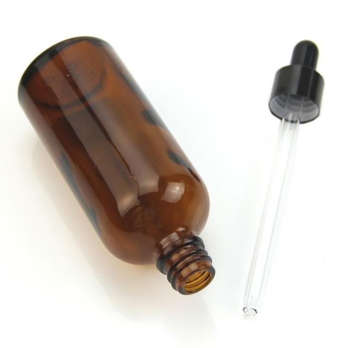 5-100ml Reagent Eye Dropper Drop Amber Glass Aromatherapy Liquid Pipette Bottle Refillable Bottles