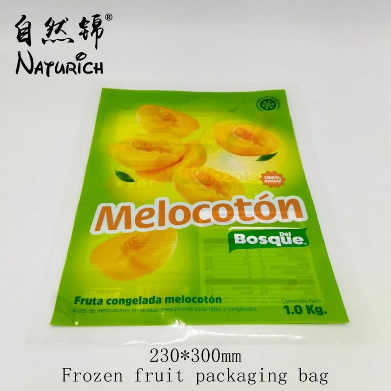 1kg Frozen Pina/Pineapple/Bromel Packaging Plastic Bag Food Packing Mylar Pouches