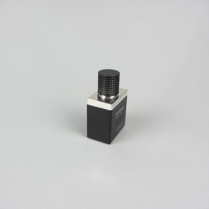 Square Unique 50ml Empty Perfume Bottles Glass Bottle