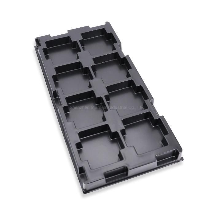 Custom Plastic Anti Static Electronic Blister Packaging Tray