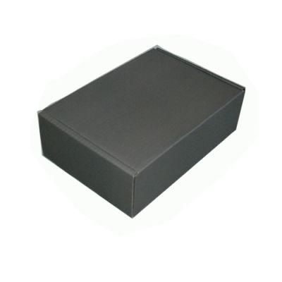 Dark Grey Paper Cardboard Box Flat Gift Box for Packing