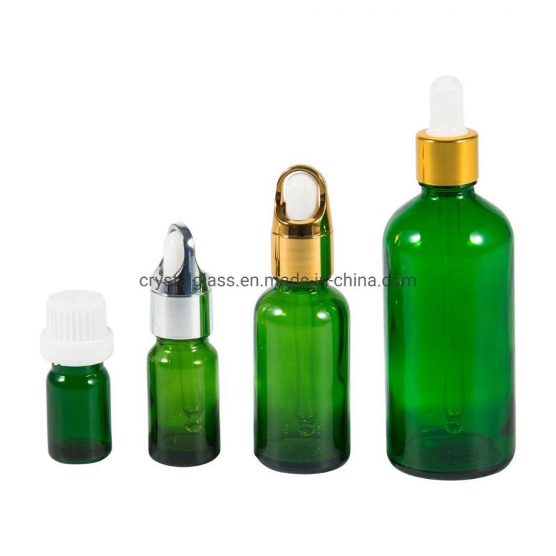 15ml 20ml 30ml Cobalt Blue Glass Essential Oil Bottle with Plastic Sprayer