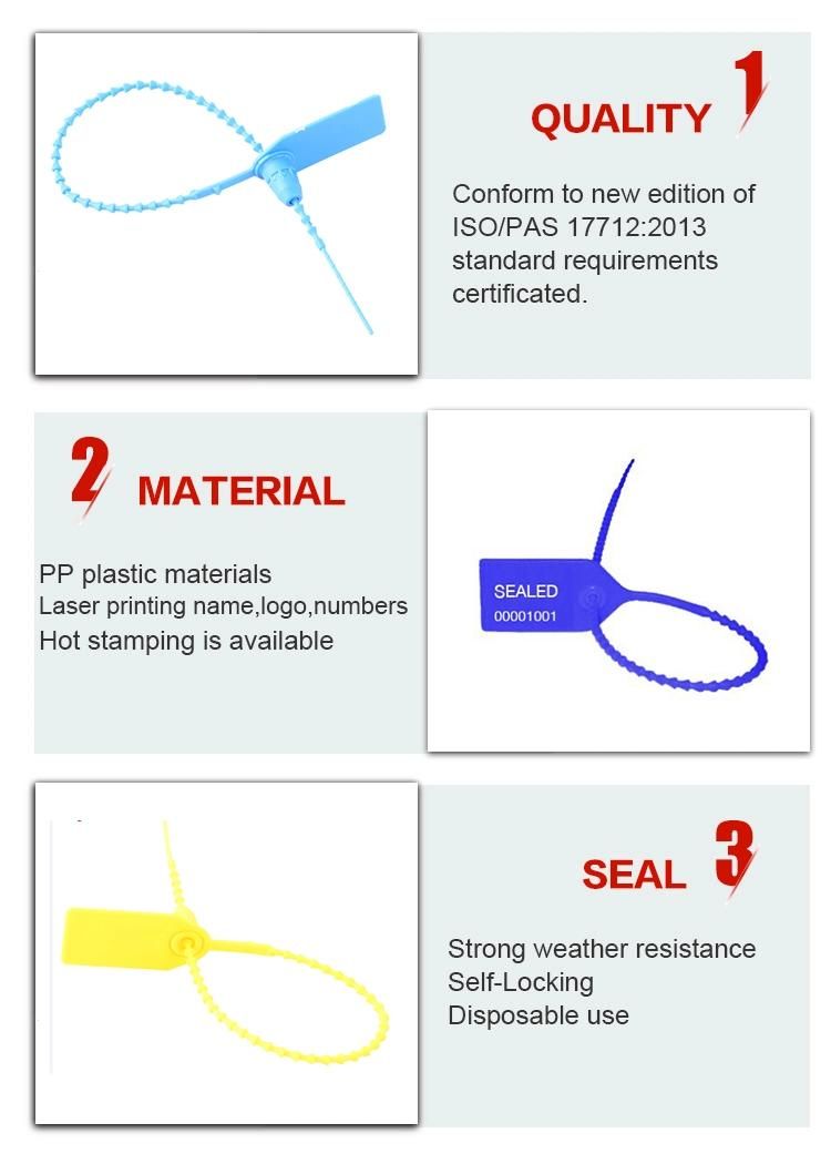 Plastic Security Seals for Sampling Systems with Competitive Price