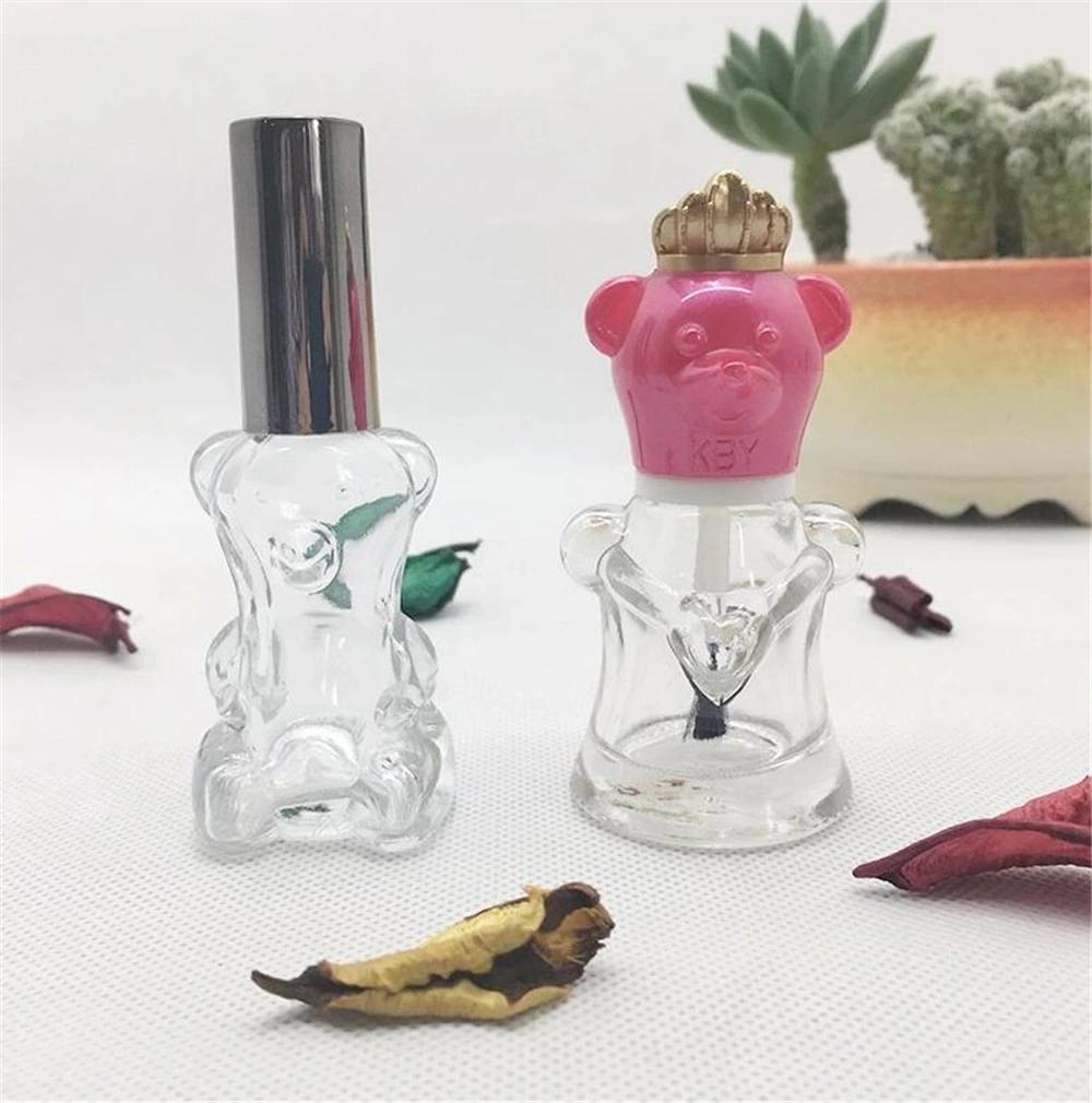 New Style Glass Bear Shaped Nail Polish Bottles