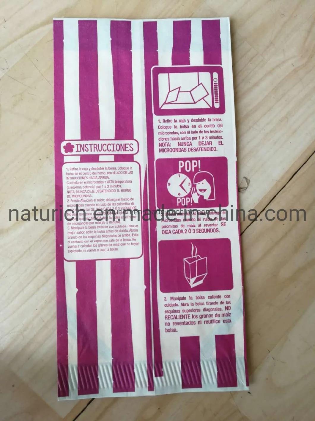 DIY Microwave Popcorn Packaging Bag with Logo Printing