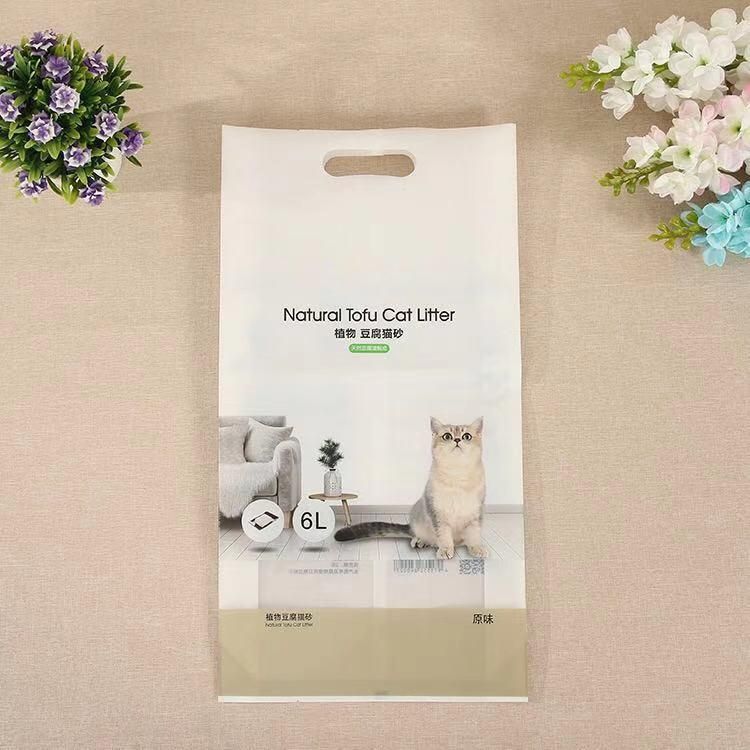 Hibags Empty Tofu Cat Litter Sand Polyethylene PE Bag Cat Litter Automatic 10 Kg 20kg