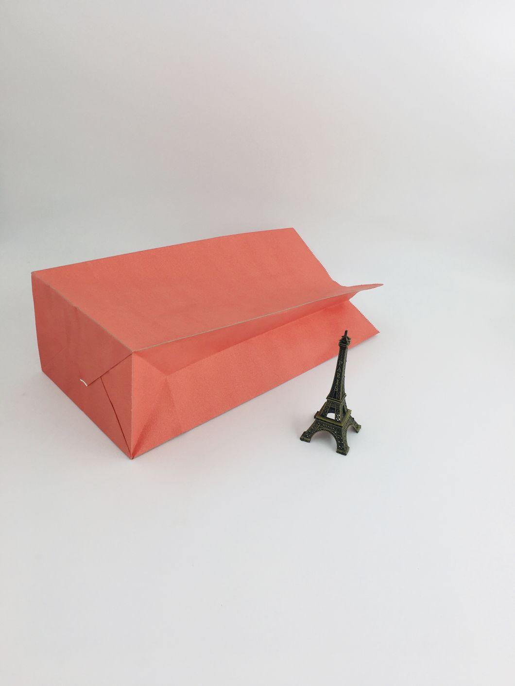 Wholesale Recyclable Take Away Fast Food Kraft Paper Bag