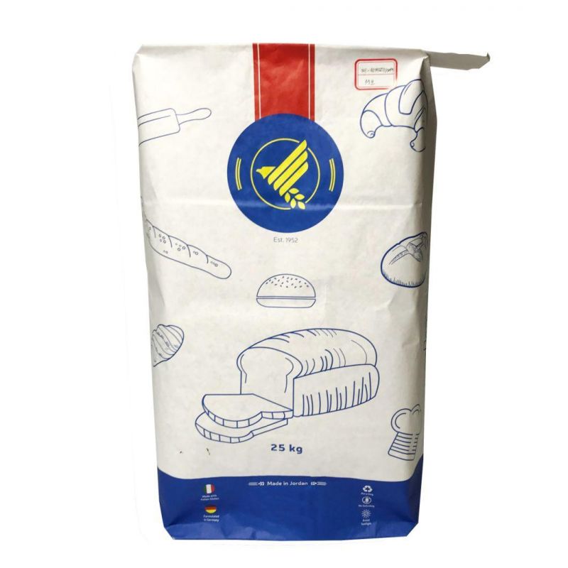 5kg 10kg 20kg 25kg Food Powder Additive Automatic Sealing Kraft Paper Package Bag