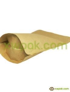 4oz Plain Kraft Paper Bag with Zipper Top Seal